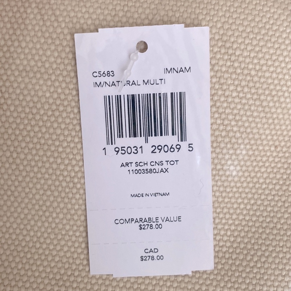 Coach Art School Canvas Tote - Picture 8 of 10
